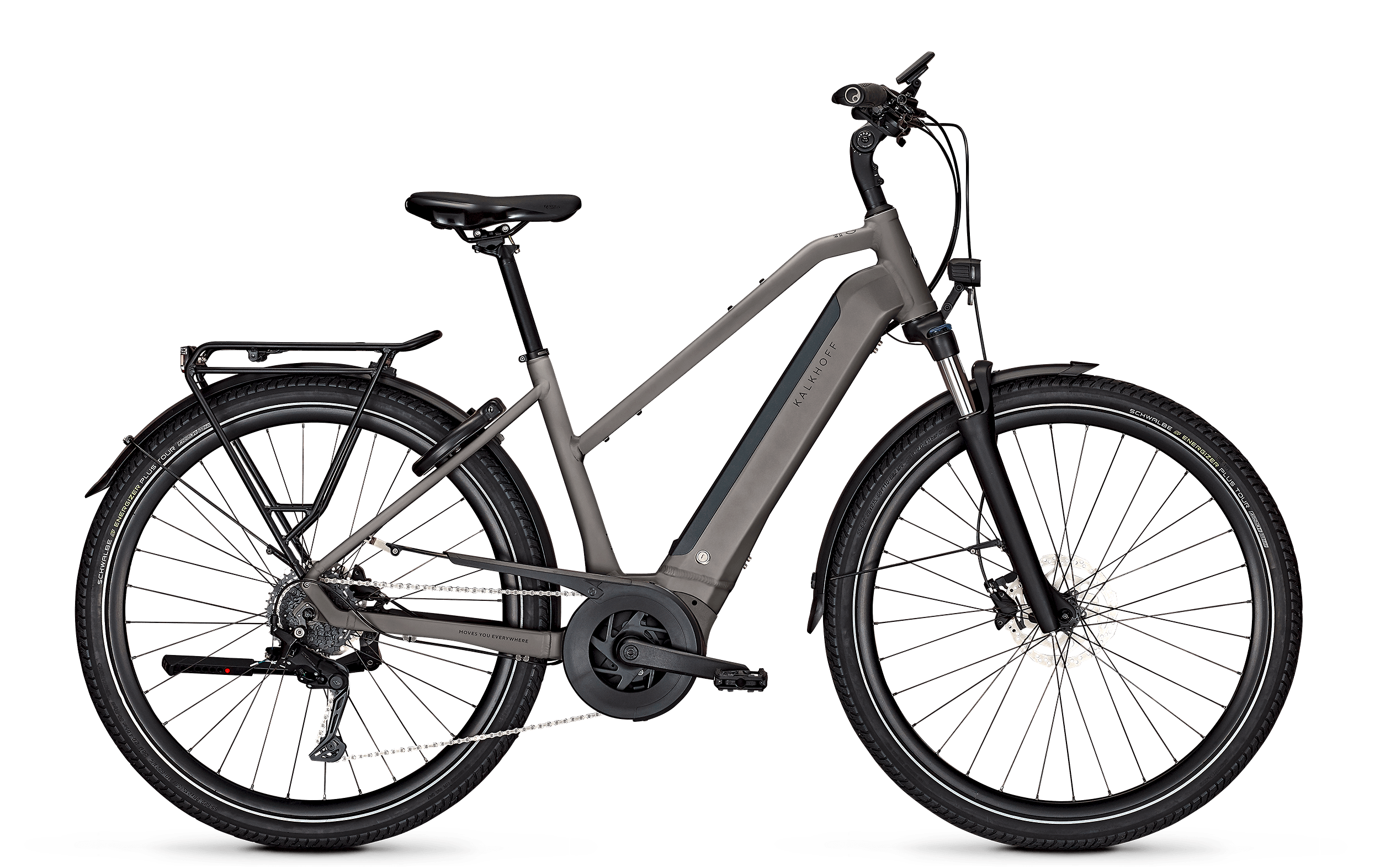 Kalkhoff Endeavour 3 Move Trapèze avec frein à rétropédalage jetgrey mat (2025)
