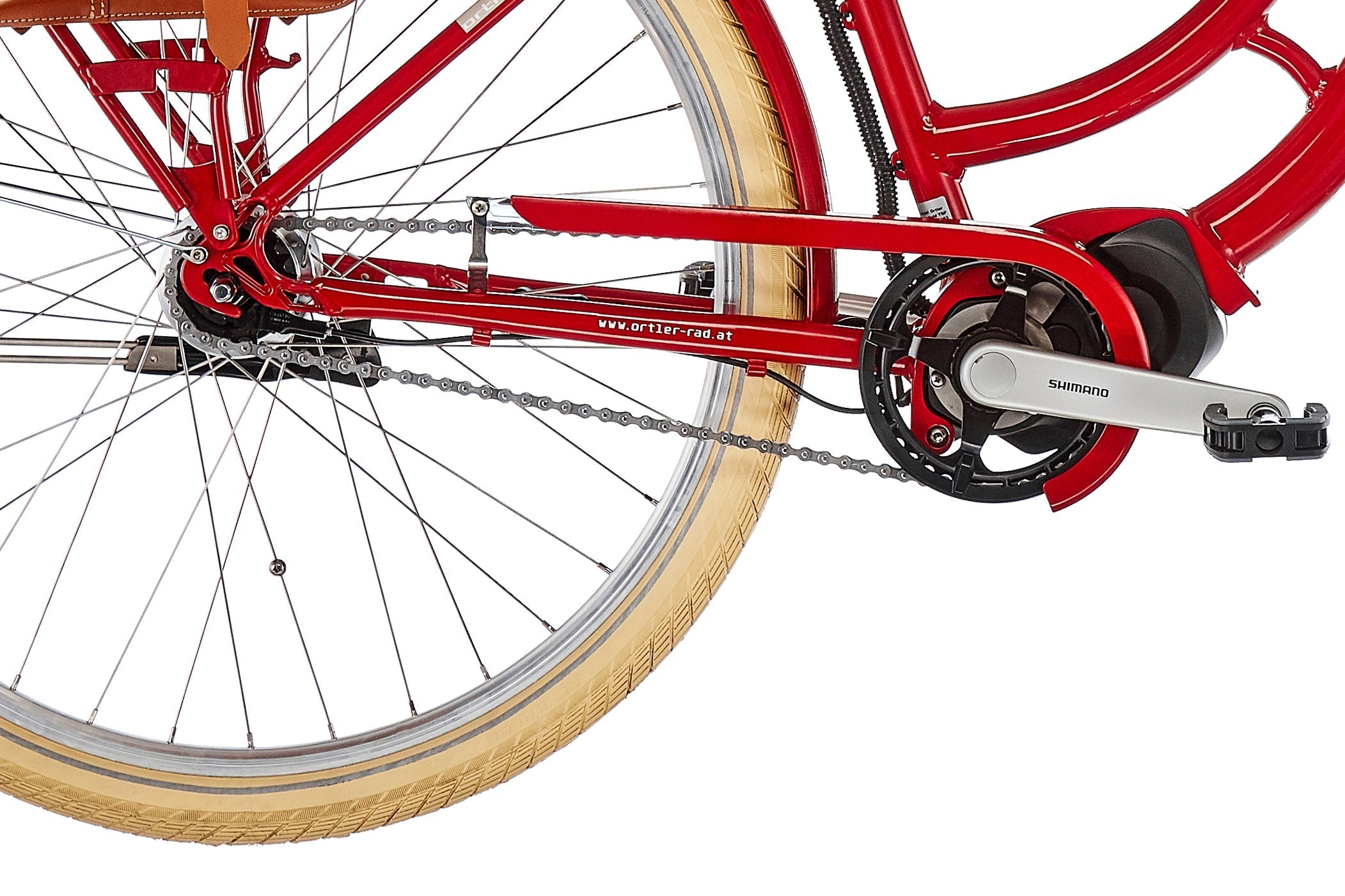 Ortler E-Summerfield Trapèze 7 vitesses rouge
