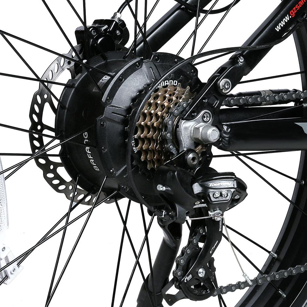 Samebike RSA08 750W Bafang Motor 26″ Fat Bike E-Mountain Bike 17Ah