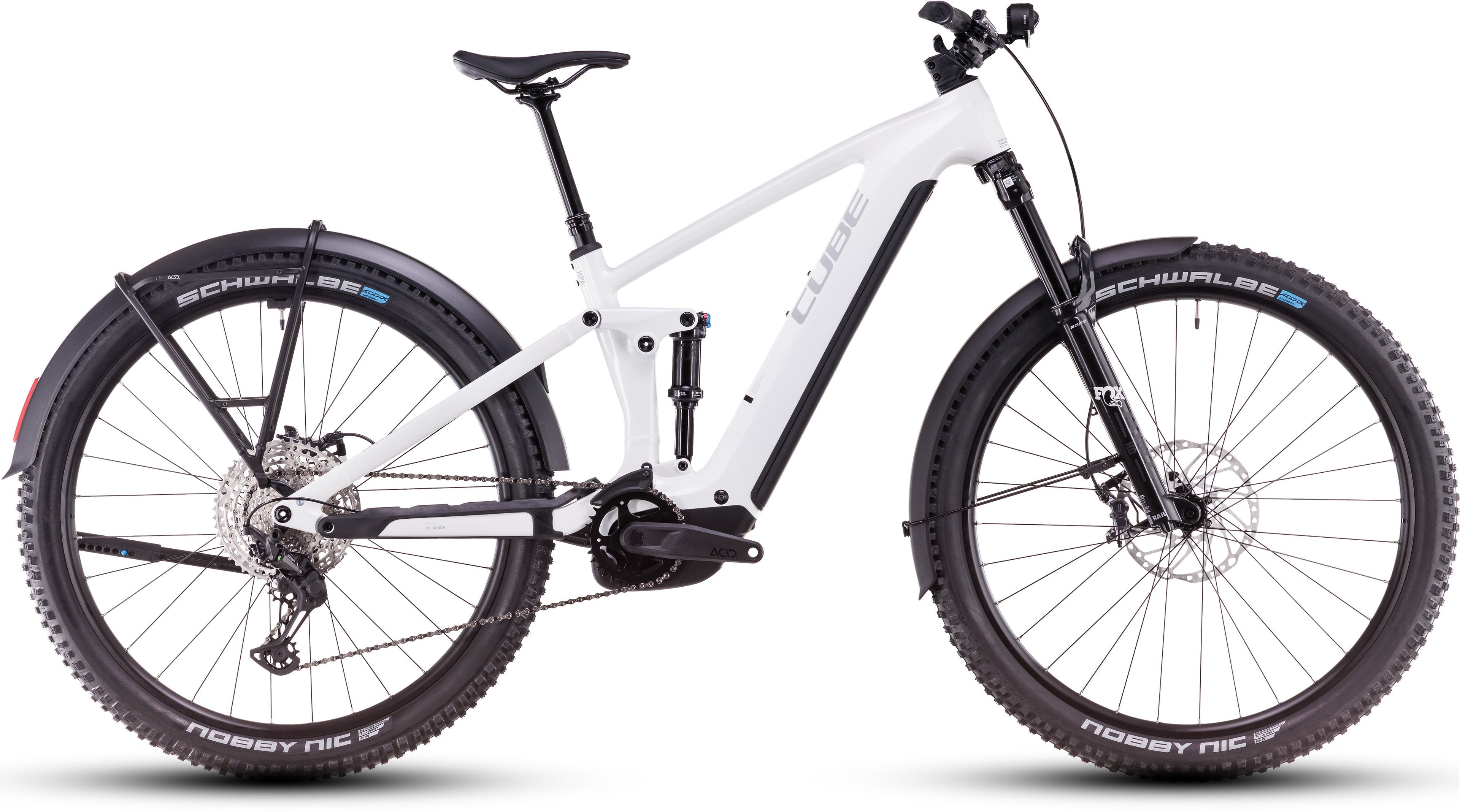 Cube Stereo Hybrid ONE44 EXC 800 Allroad blanc métallisé´n´black (2025)