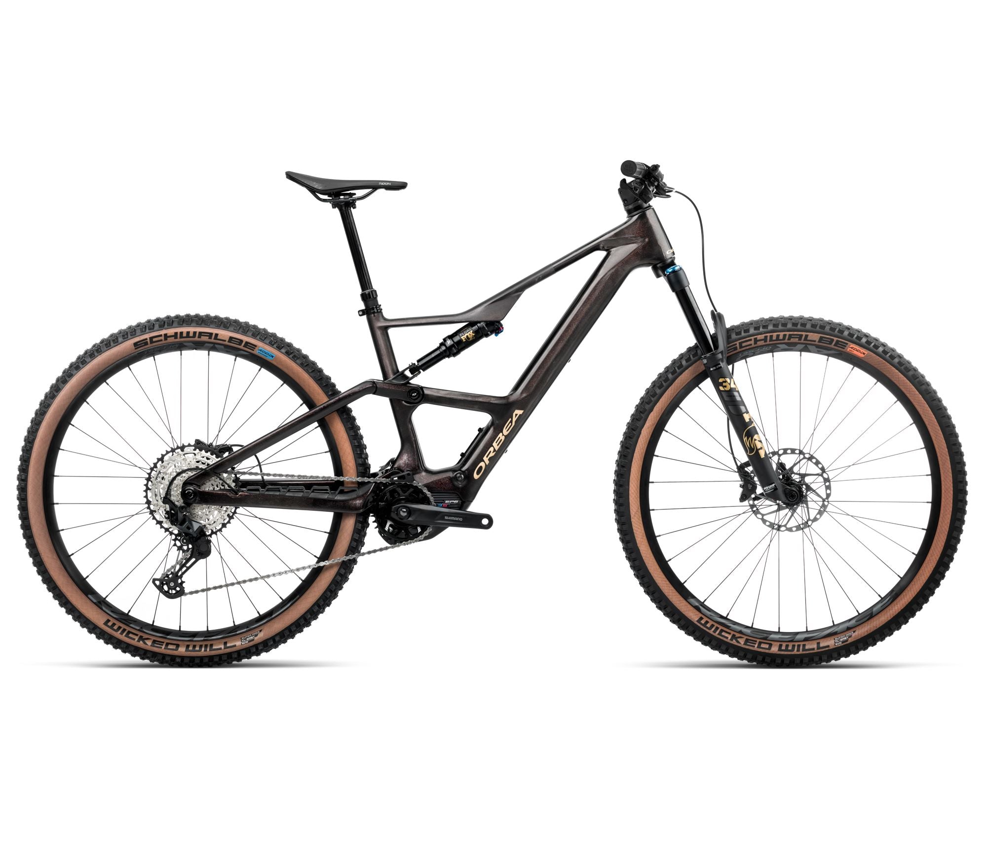 Orbea RISE SL M20 630W Cosmic Carbon View - Sable Doré (2025)